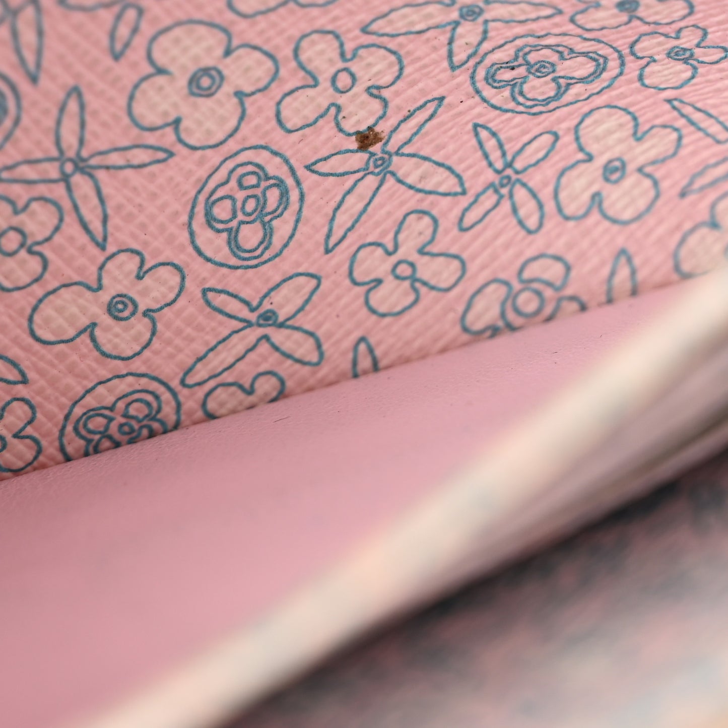 Monogram Fleuri Sarah Wallet Rose