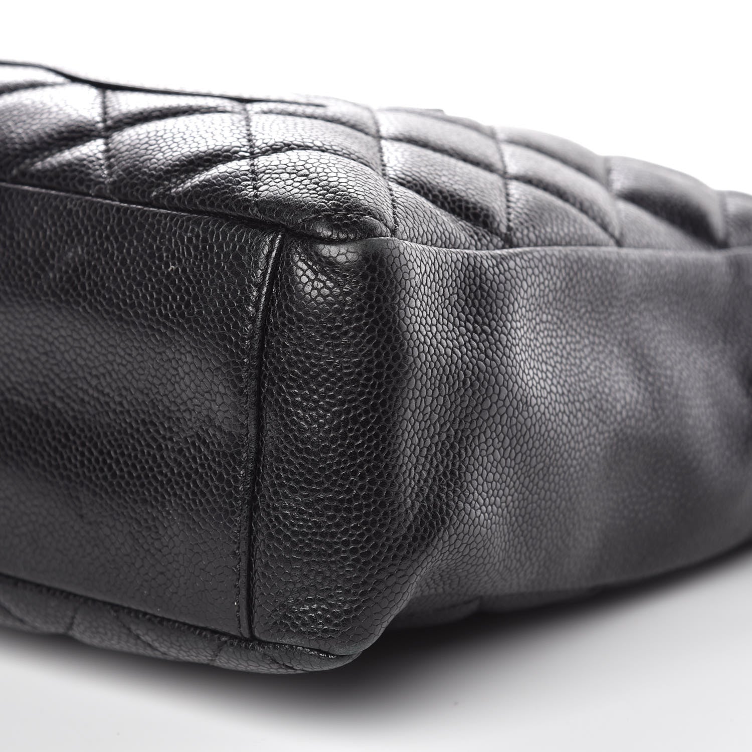 Chanel Caviar Quilted Petit Shopping Tote PST Black 10 of 15
