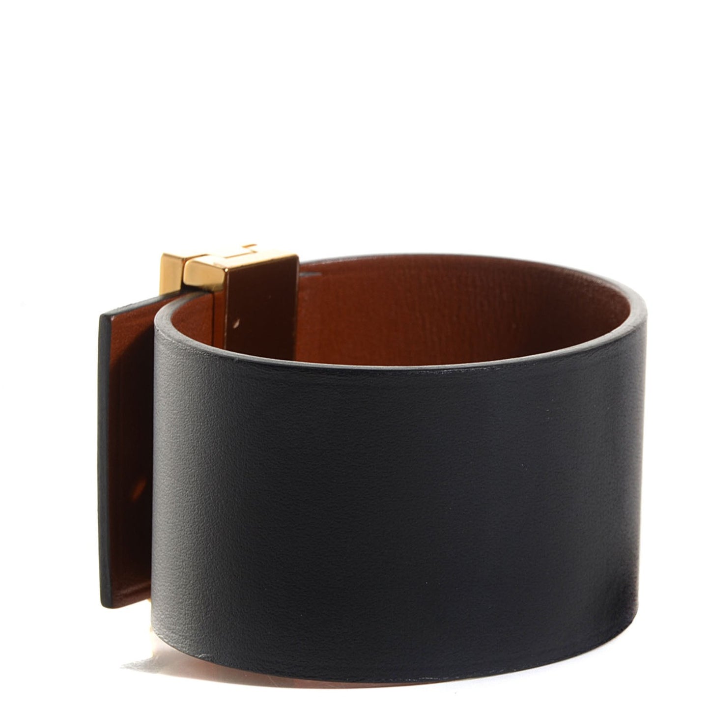 Chamonix Tadelakt Illusion Bracelet PM Black Fauve
