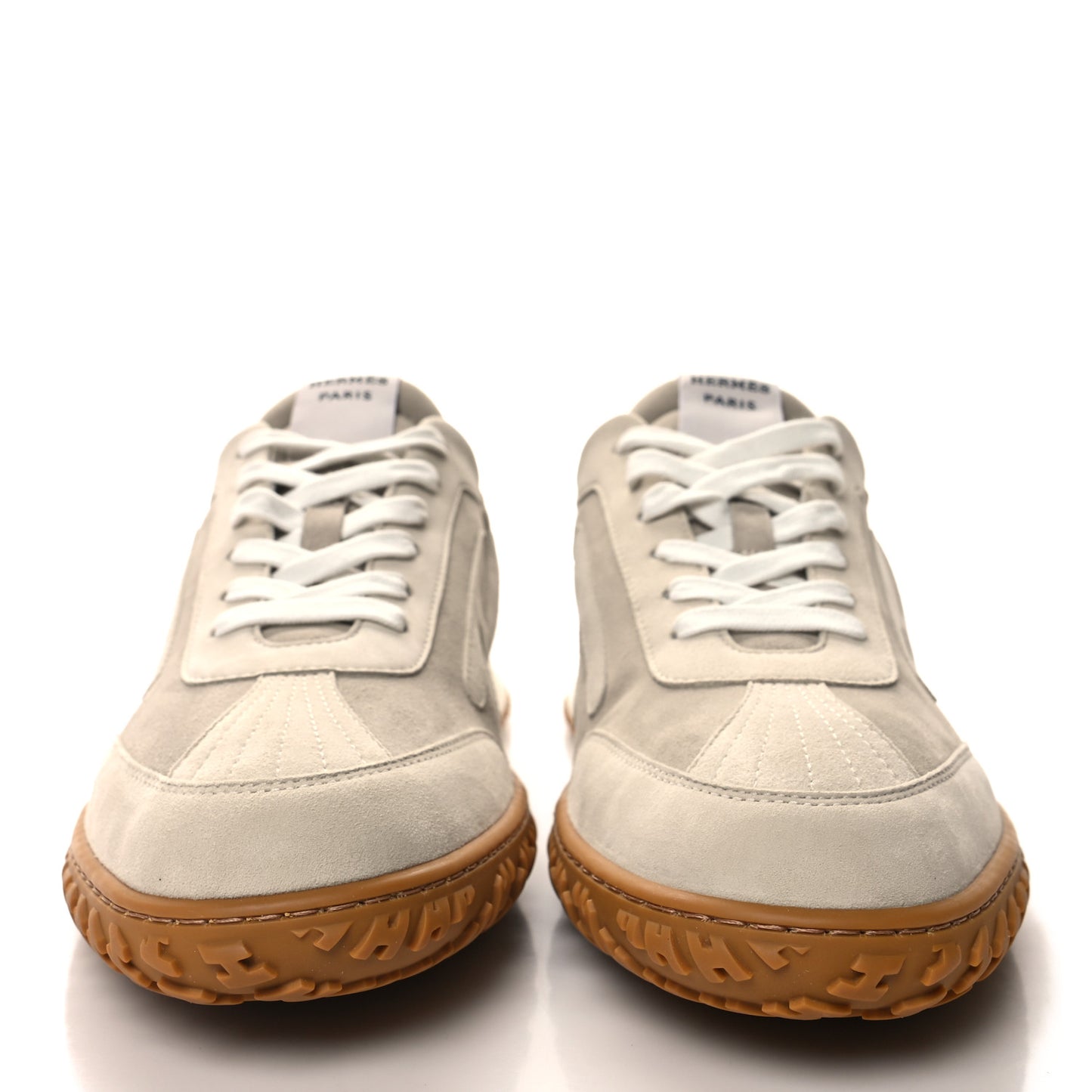 Suede Goatskin Mens Jet Sneakers 42.5 Beige Esquisse Glaise