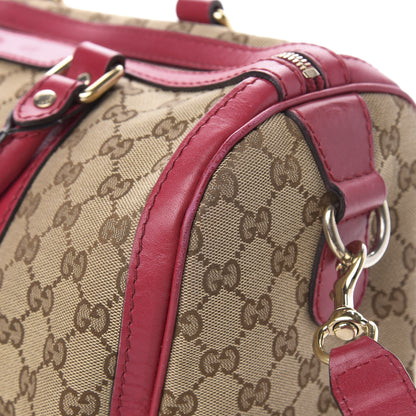 Gucci Monogram Medium Joy Boston Beige Peonia Flower 8 of 16