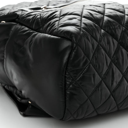 Chanel Nylon Quilted Coco Cocoon Backpack Black 9 of 11
