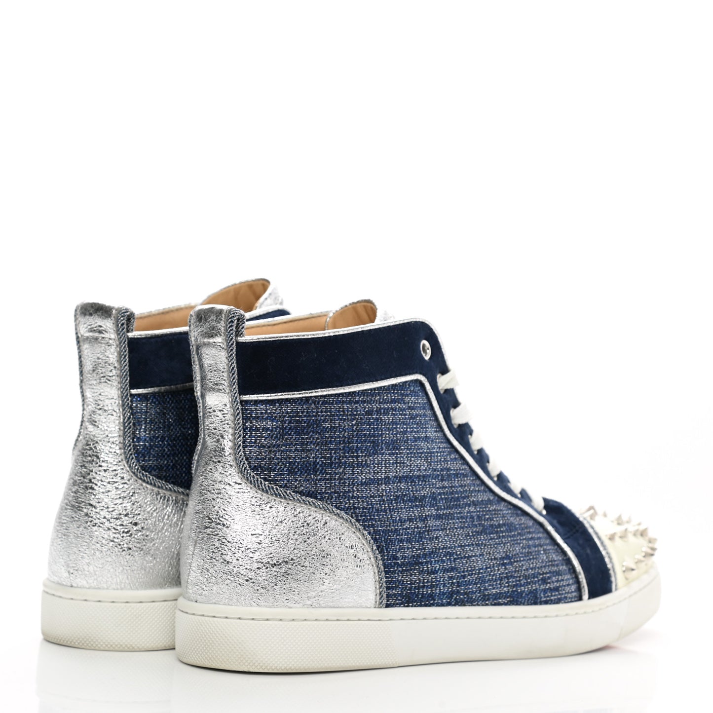 Lame Lou Spikes Flat Sneakers 39 Blue