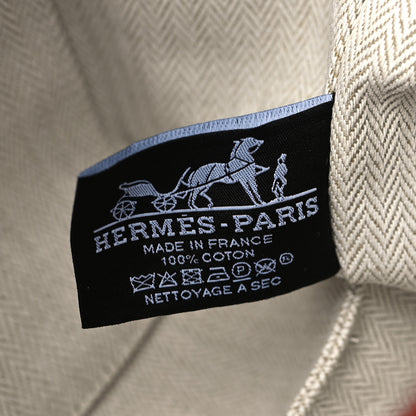 Hermes Canvas Small Bride-A-Brac Pouch Orange Burgundy 7 of 11