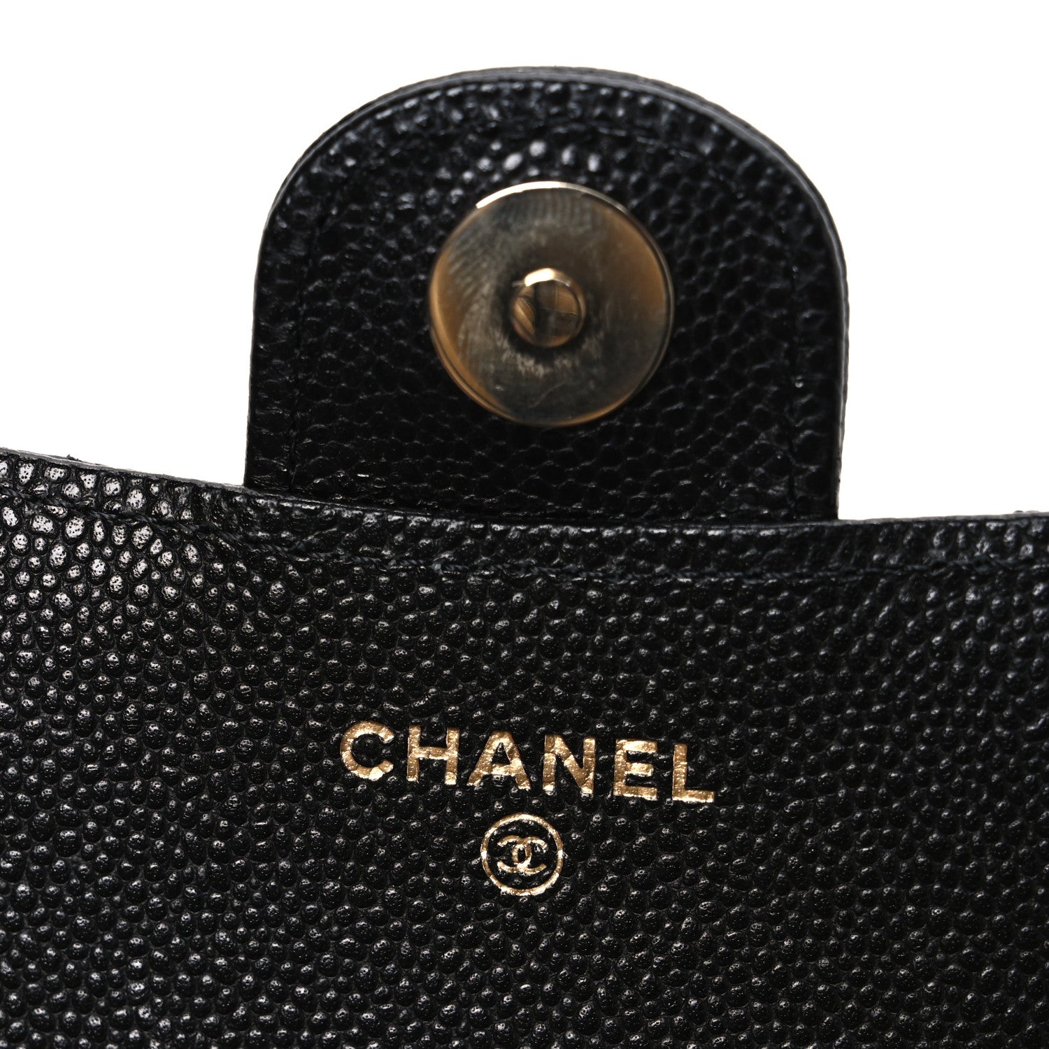 Chanel Caviar Quilted Phone Holder Wallet on Removable Chain Black 6 of 11