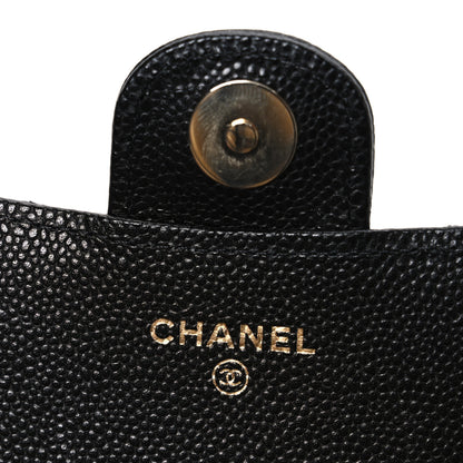 Chanel Caviar Quilted Phone Holder Wallet on Removable Chain Black 6 of 11