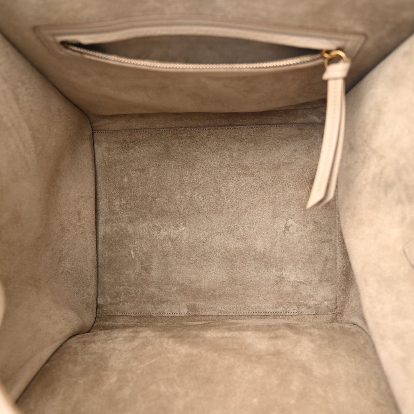 Supple Calfskin Medium Phantom Luggage Beige