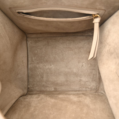 Celine Supple Calfskin Medium Phantom Luggage Beige 5 of 14