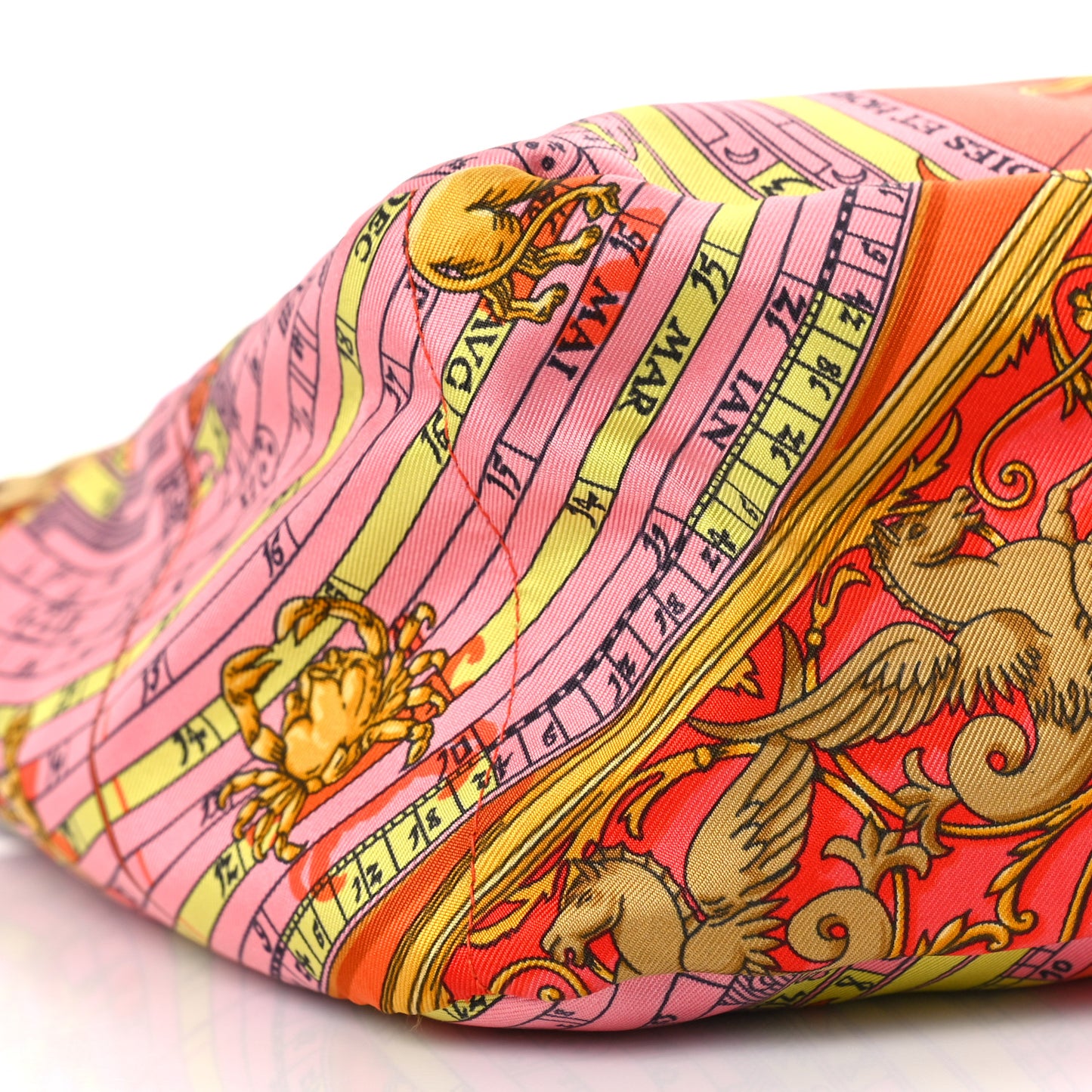 Silk Barenia Astrologie Fourbi 25 MM Pouch Pink Fauve