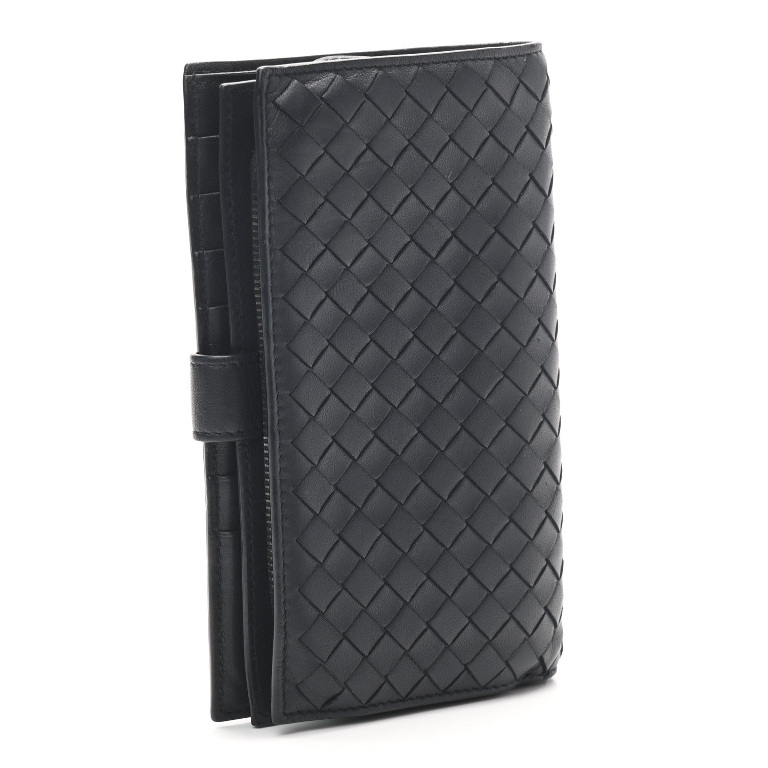Bottega Veneta Nappa Intrecciato Continental Wallet Black 3 of 6
