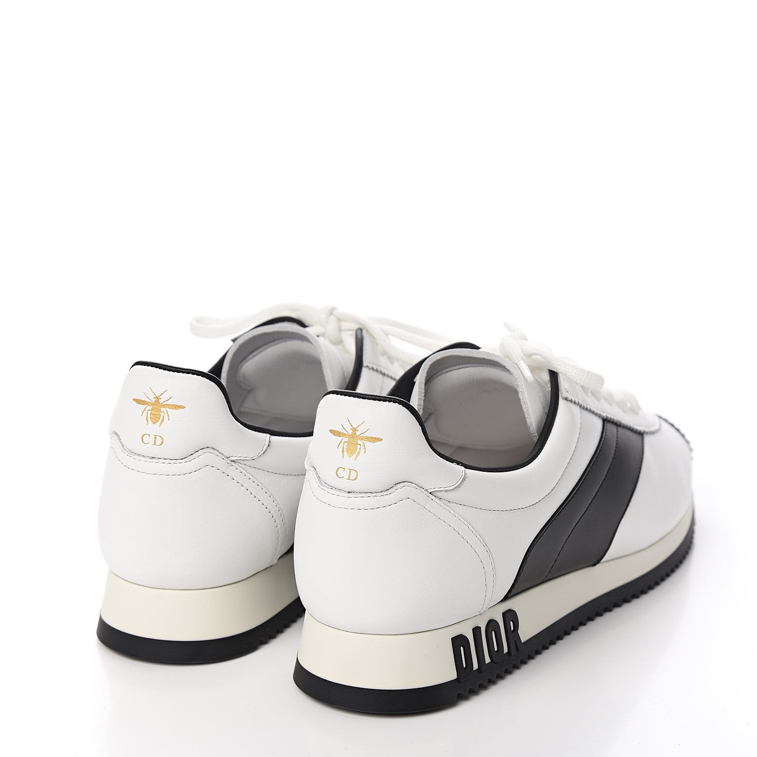 Christian Dior Calfskin Mix Diorun Sneakers 36 Optic White 4 of 10