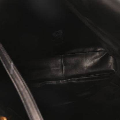 Chanel Lambskin Quilted Shopping Tote Black 5 of 11