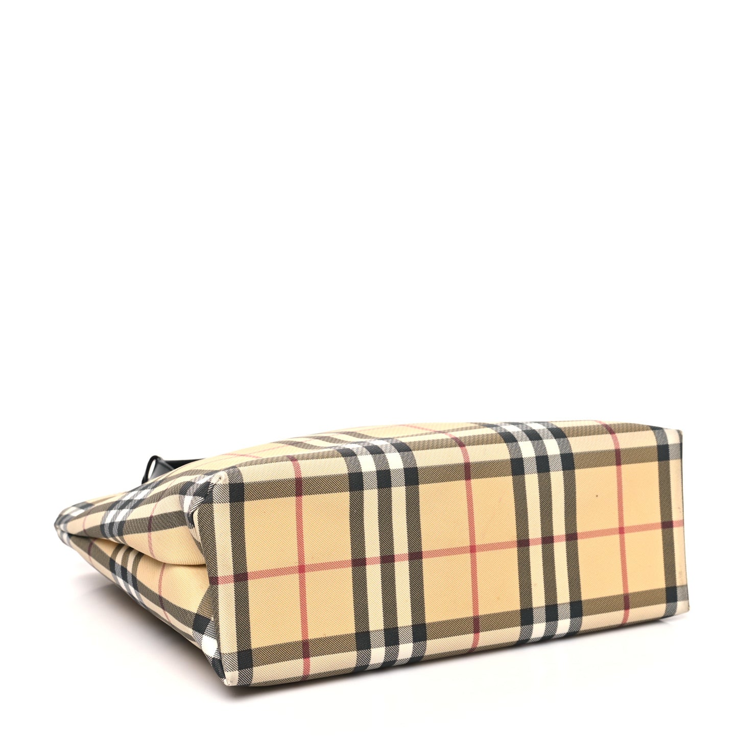 Canvas House Check Small Tote Black