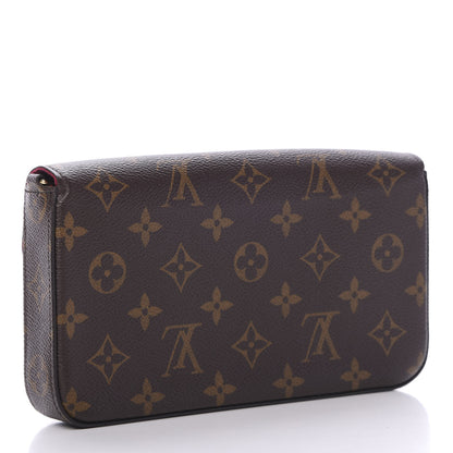 Louis Vuitton Monogram Pochette Felicie Chain Wallet Fuchsia 2 of 8