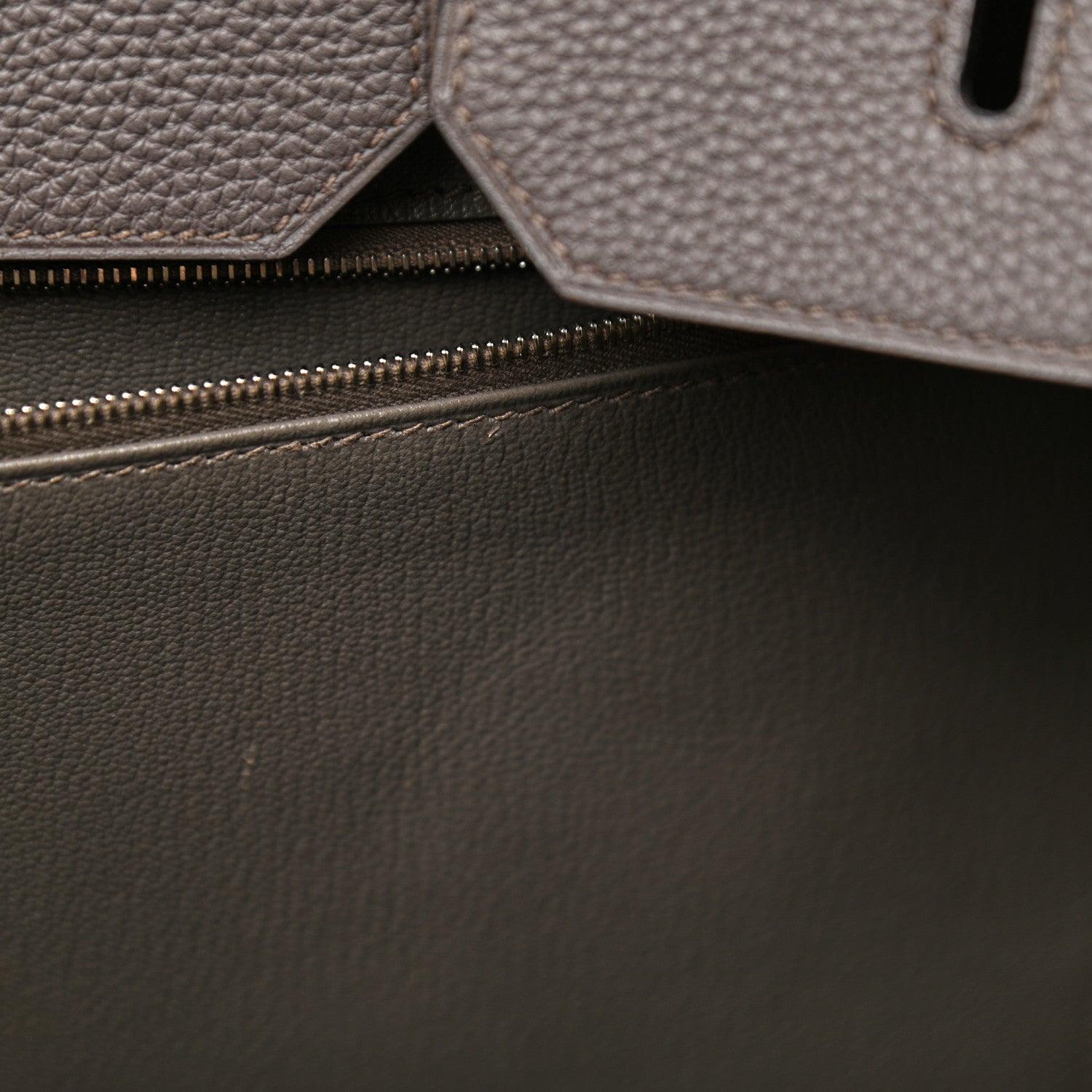 Hermes Togo Birkin 40 Etain 10 of 18