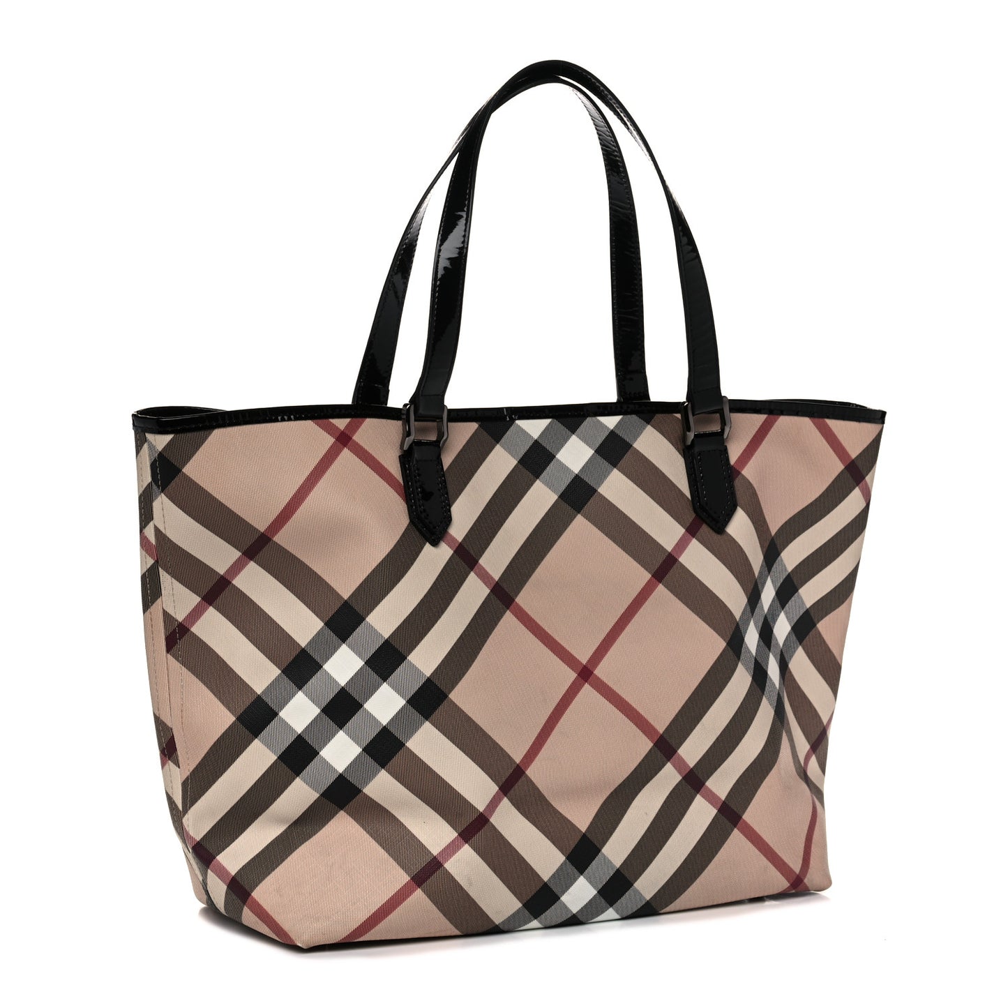 Nova Check Large Nickie Tote Black