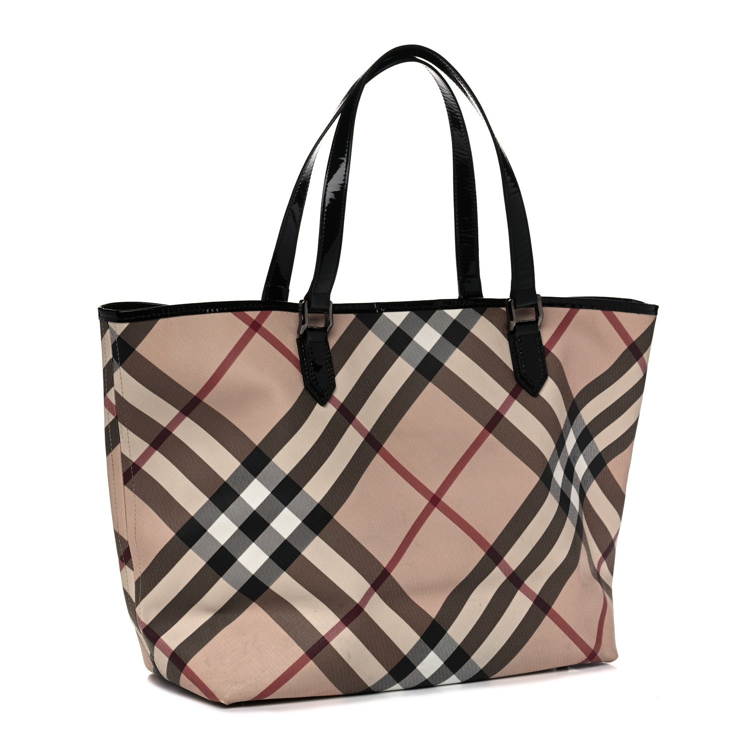 Burberry Nova Check Large Nickie Tote Black 4 of 18