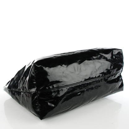 Chanel Vinyl XL Coco Cabas Black 4 of 7