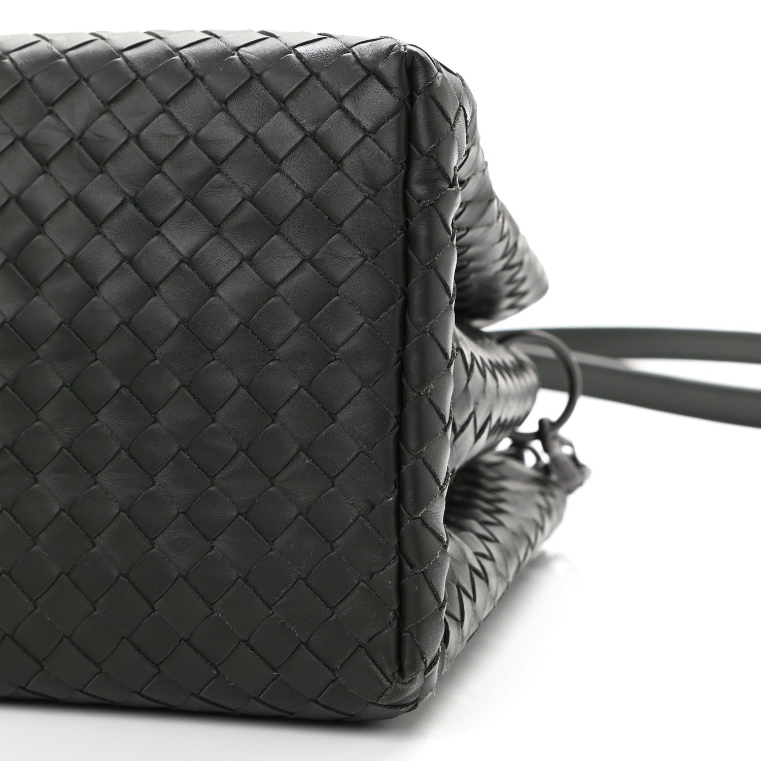 Bottega Veneta Nappa Intrecciato Small Roma Tote Dark Green 10 of 11