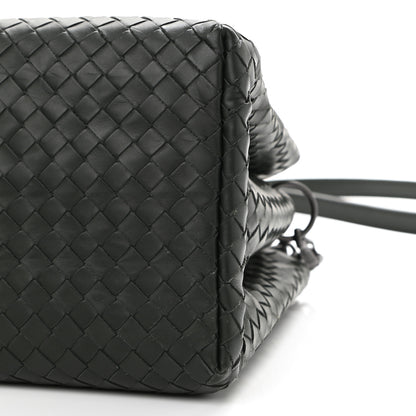 Bottega Veneta Nappa Intrecciato Small Roma Tote Dark Green 10 of 11