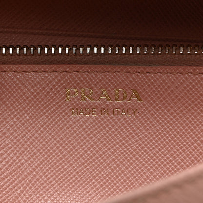 Prada Saffiano Metal Continental Flap Wallet Orchidea 6 of 11