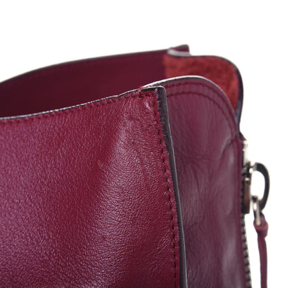 Balenciaga Veau Papier Classic Silver Hardware A4 Zip Around Tote Rouge Pourpre 21 of 38