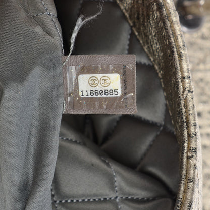 Chanel Distressed Lambskin Le Marais Ligne Flap Gold 8 of 10