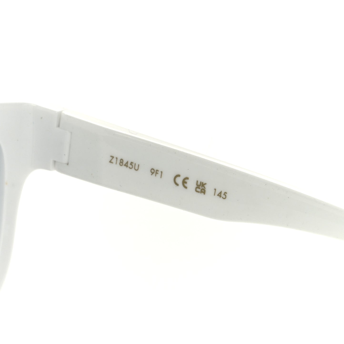 Nylon LV Shadow Square Sunglasses Z1845U White