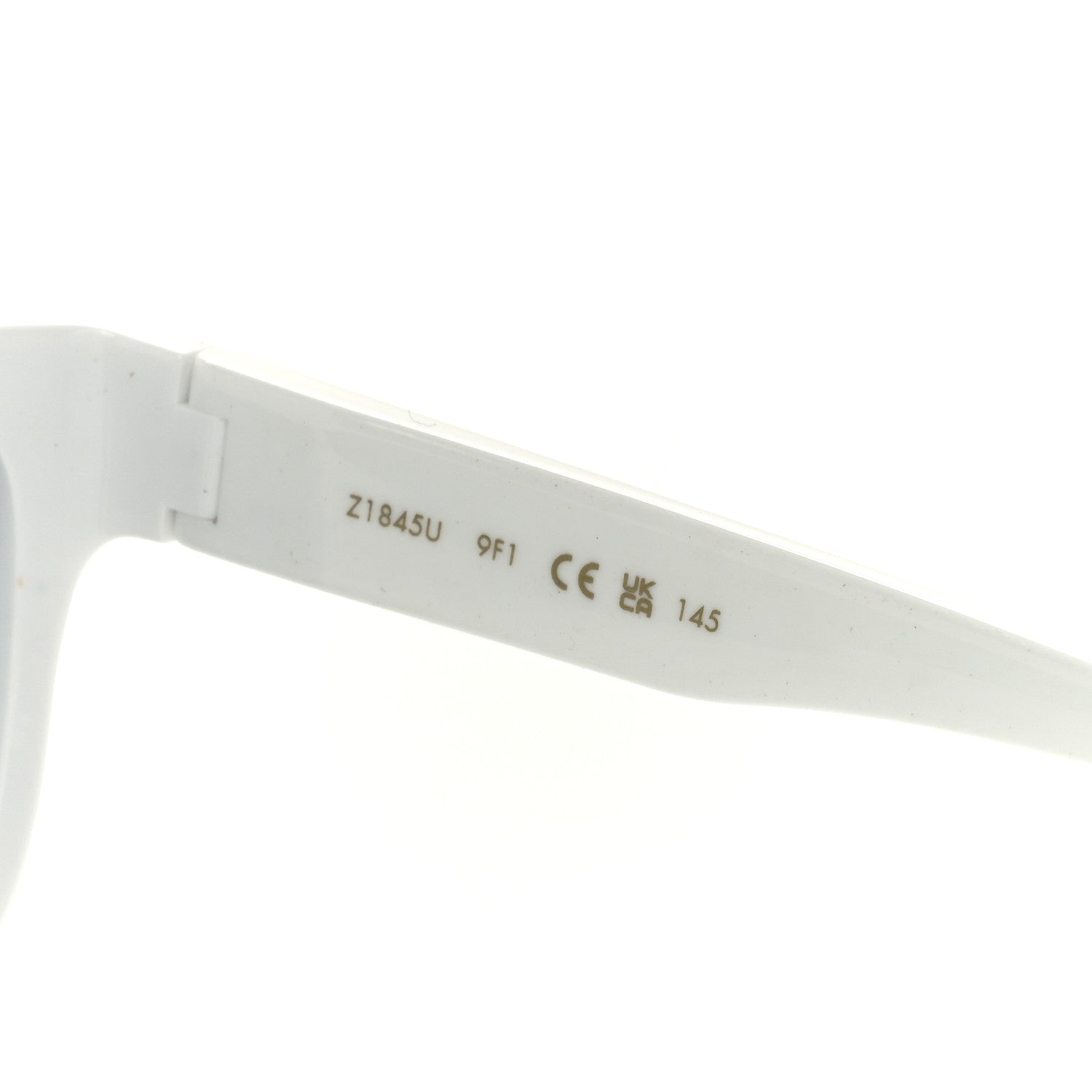 Louis Vuitton Nylon LV Shadow Square Sunglasses Z1845U White 5 of 8