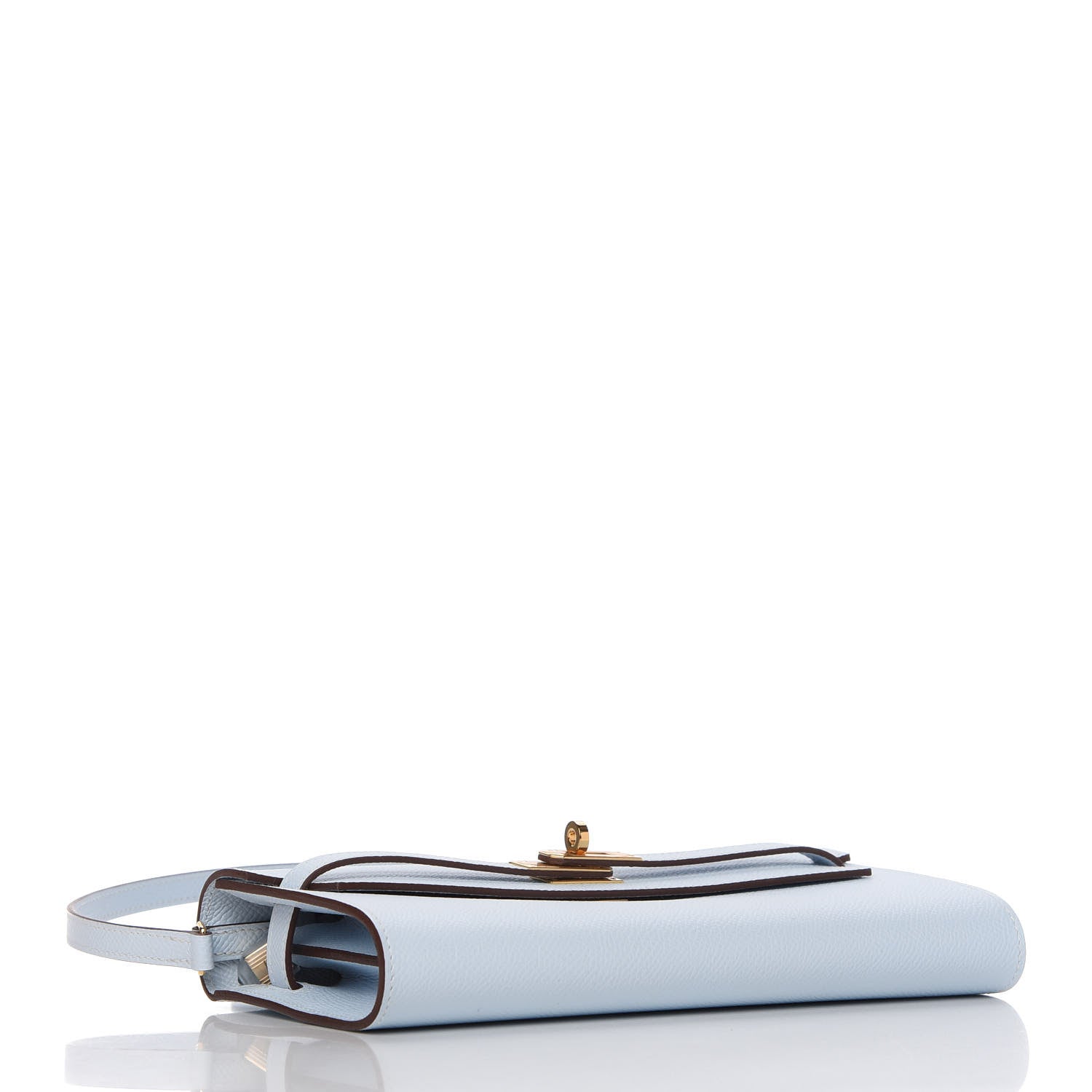 Hermes Epsom Kelly Wallet To Go Bleu Brume 4 of 10