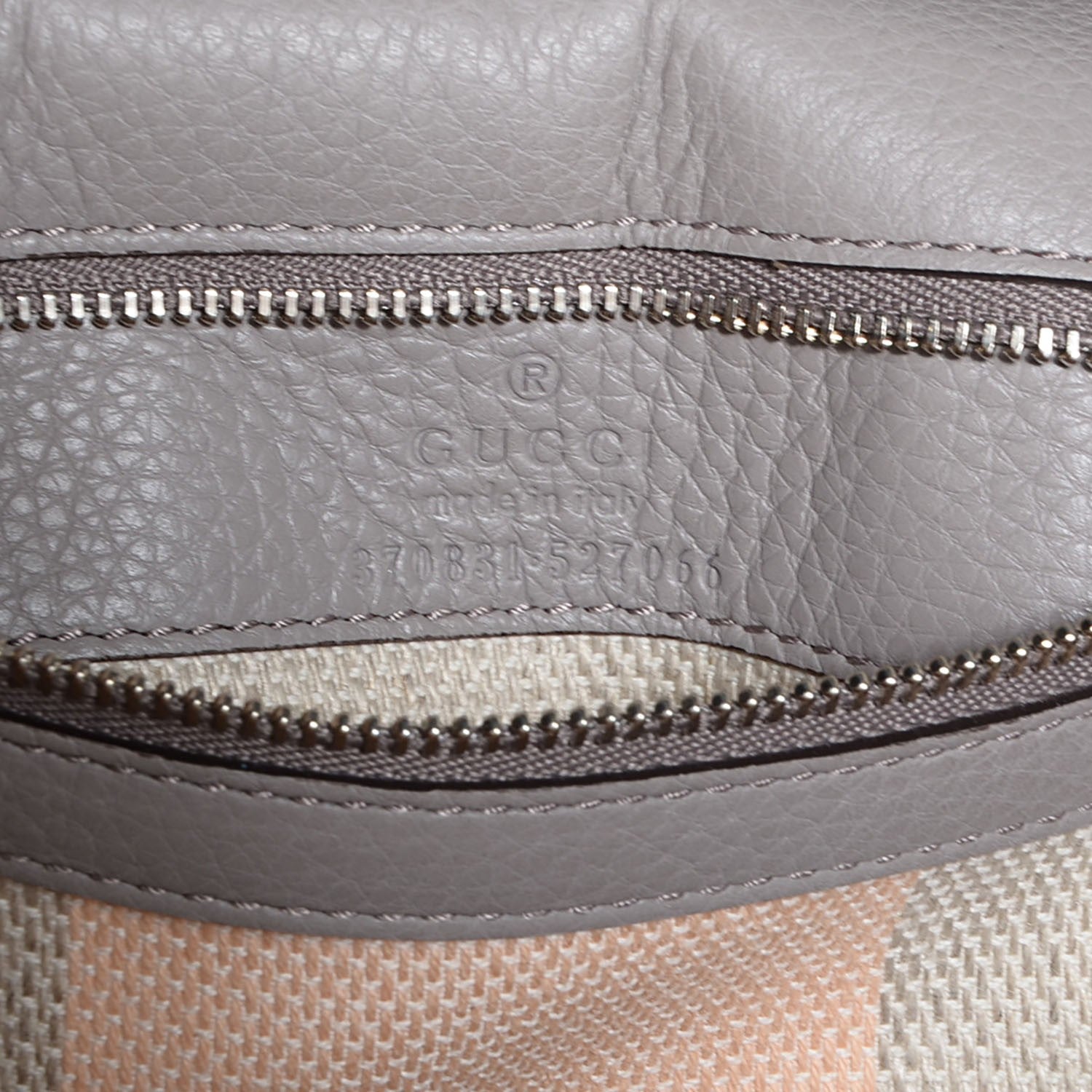 Gucci Cellarius Calfskin Small Bamboo Daily Top Handle Bag Storm Grey 7 of 10
