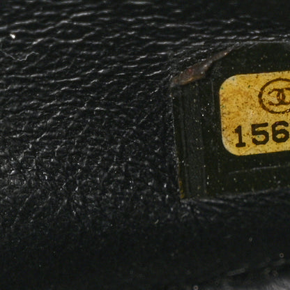 Chanel Lambskin Quilted Jumbo Double Flap So Black 7 of 13