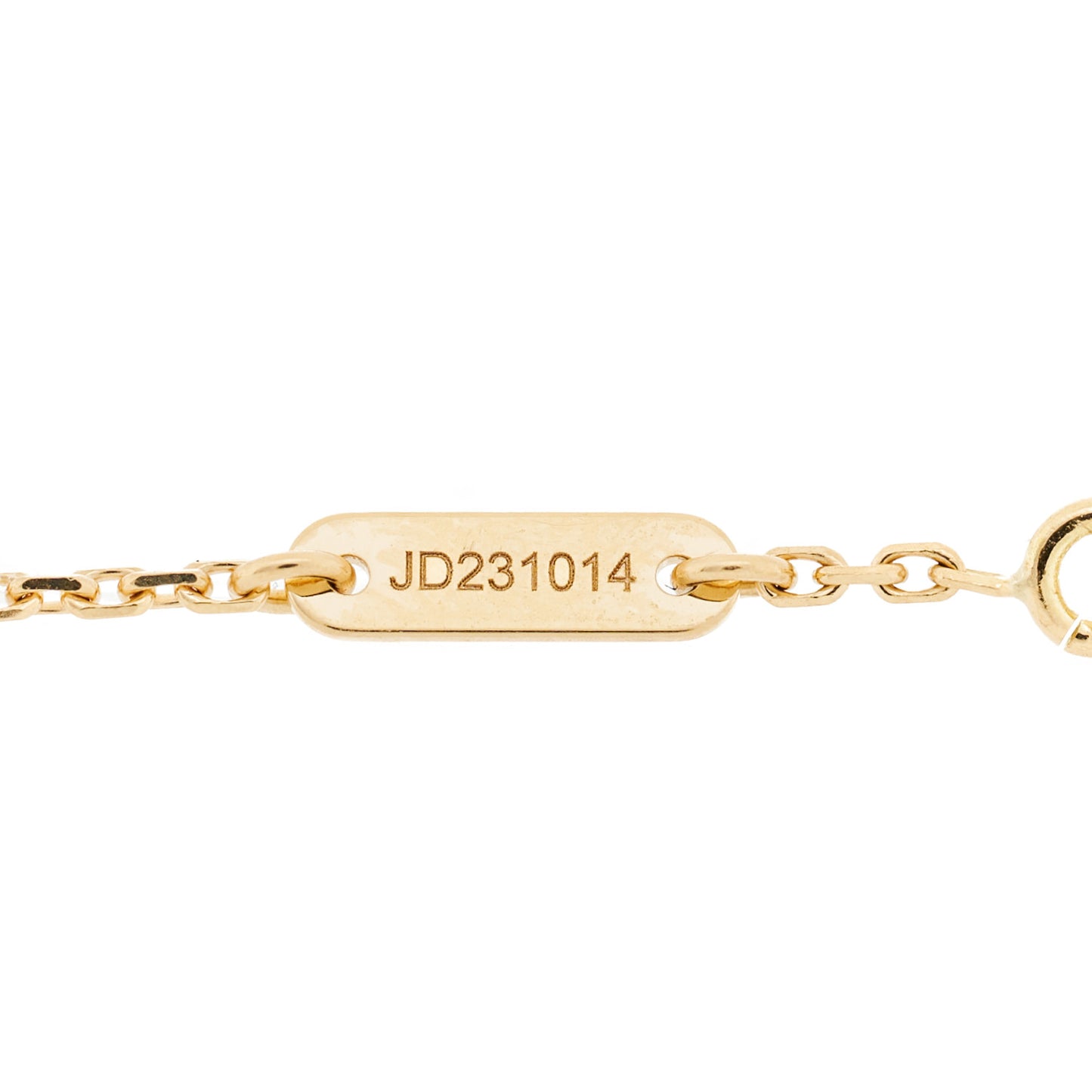 18K Yellow Gold Mother of Pearl Sweet Alhambra Bracelet