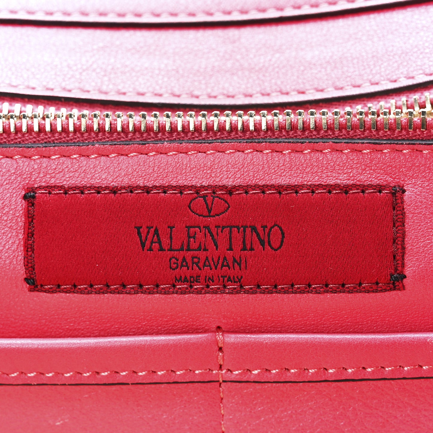 Vitello Medium Rockstud Tote Deep Rose