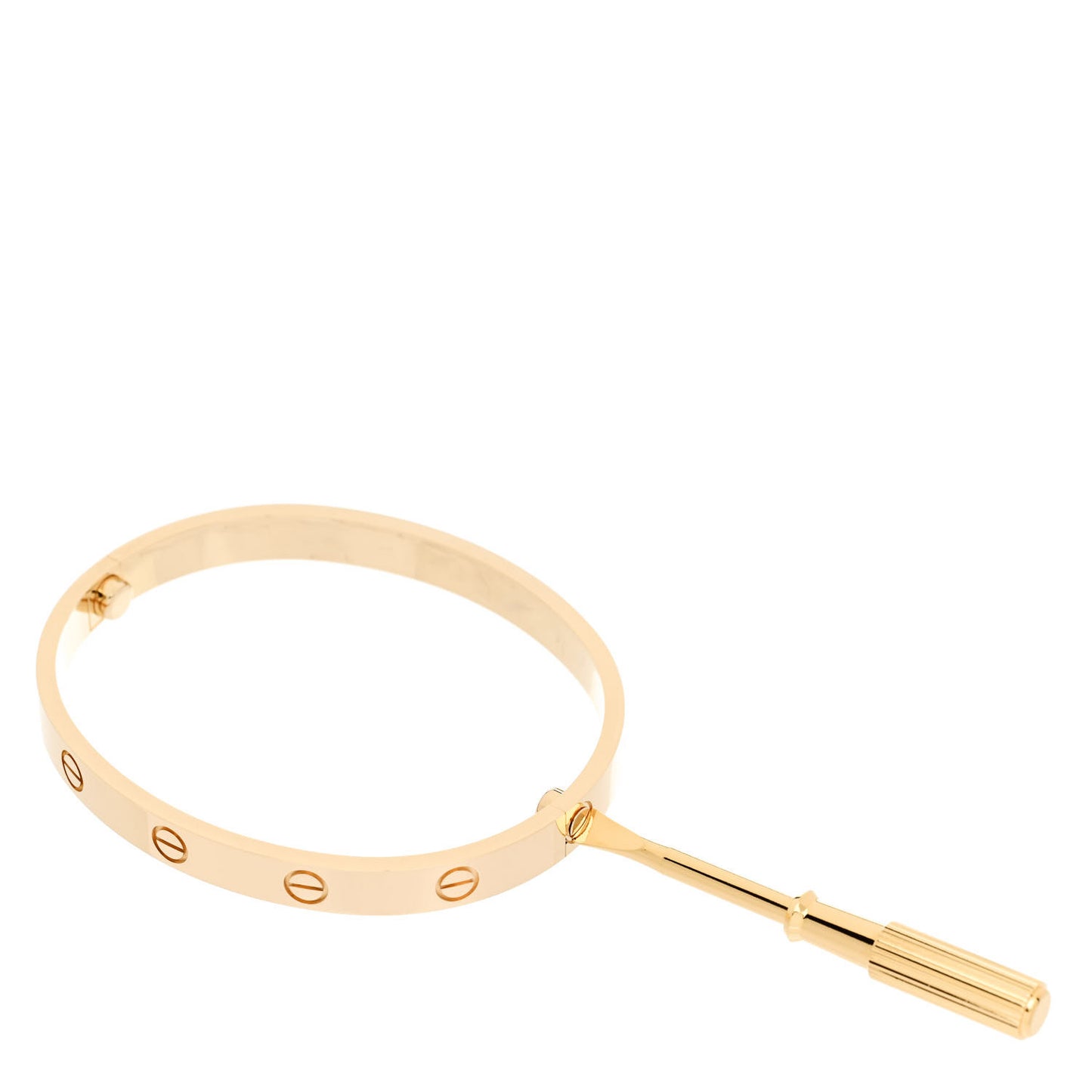 18K Yellow Gold LOVE Bracelet 17