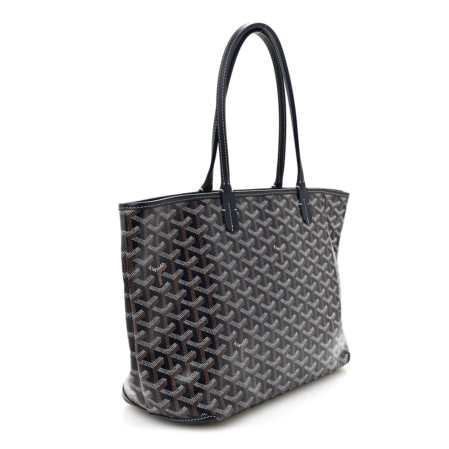 Goyard Goyardine Artois PM Navy 3 of 9
