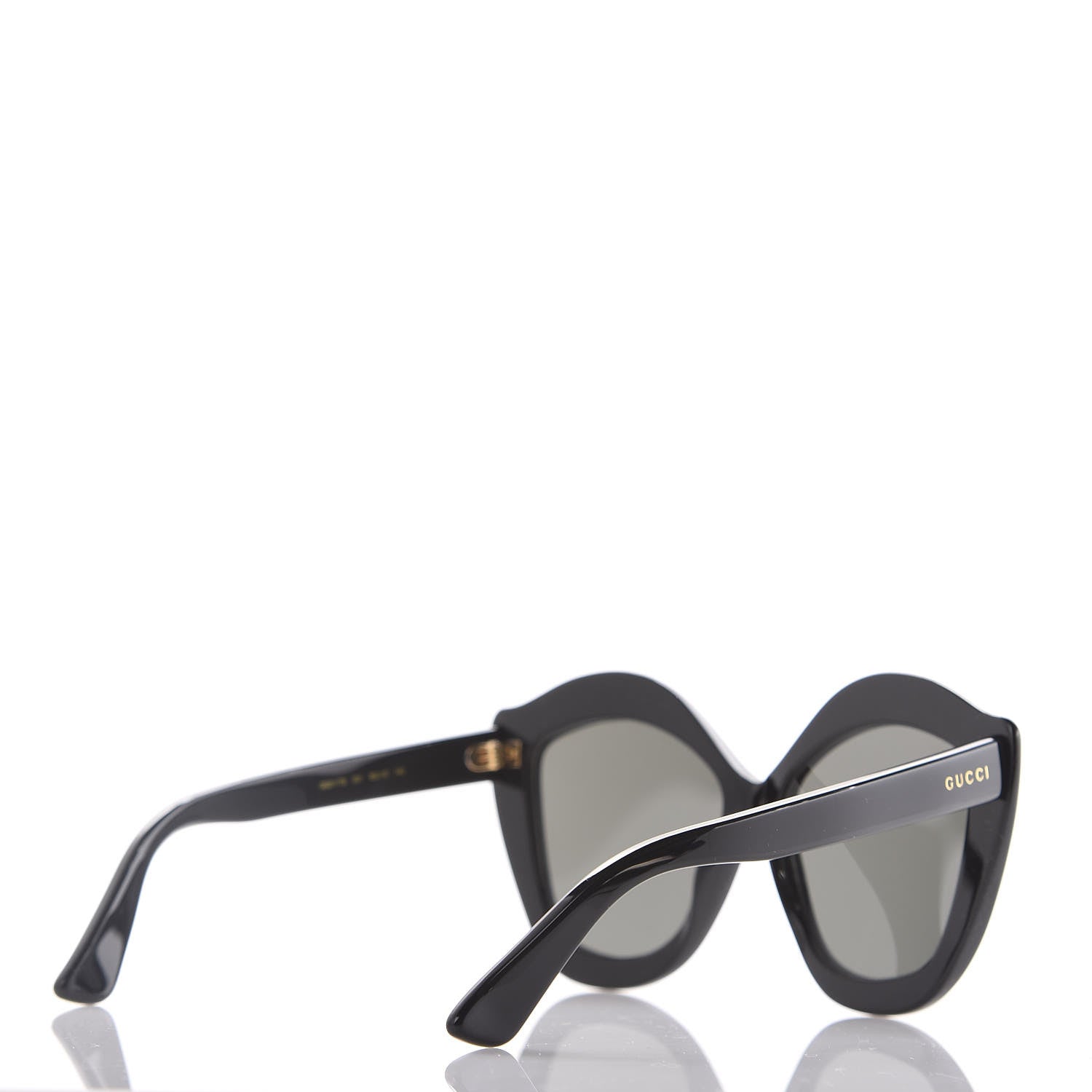 Gucci Cat Eye GG0117S Sunglasses Black 2 of 6