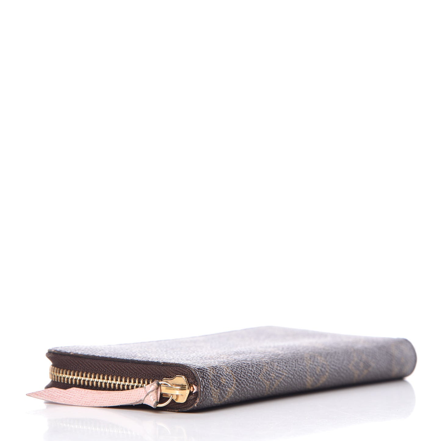 Monogram Clemence Wallet Rose Ballerine