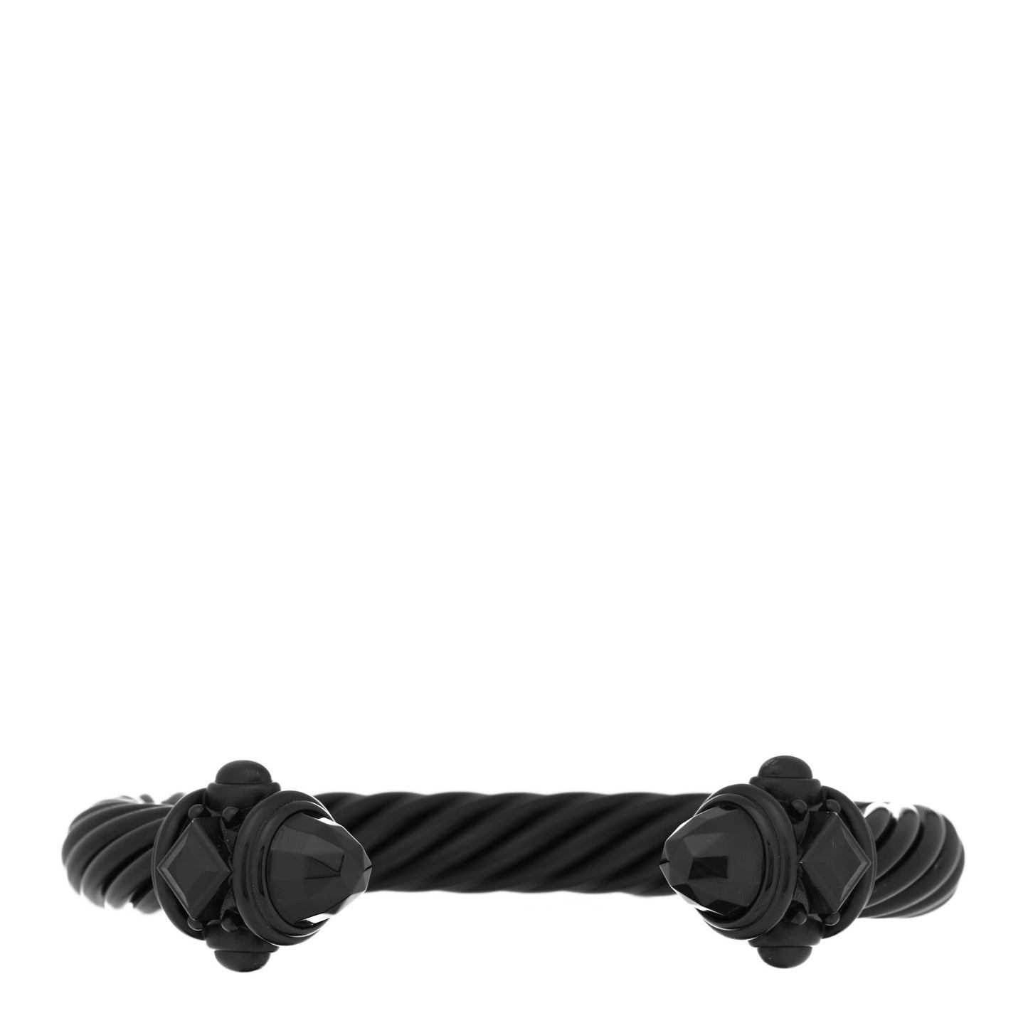 Aluminum 10mm Renaissance Cable Bracelet Black