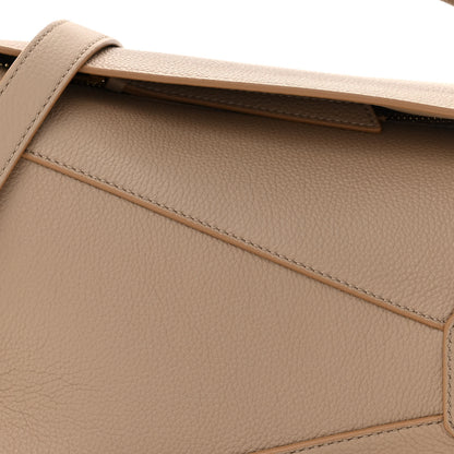 Loewe Grained Calfskin Small Puzzle Edge Bag Sand 7 of 11