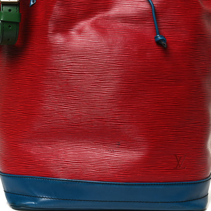 Louis Vuitton Epi Tri-Color Noe Castillan Red Toledo Borneo 9 of 14