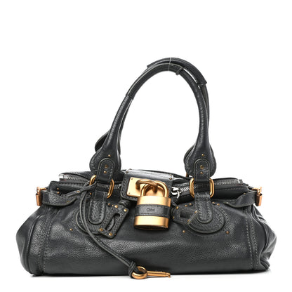 Chloe Calfskin Medium Paddington Satchel Black 1 of 8