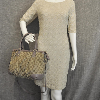 Gucci Monogram Sukey Top Handle Bag 2 of 9