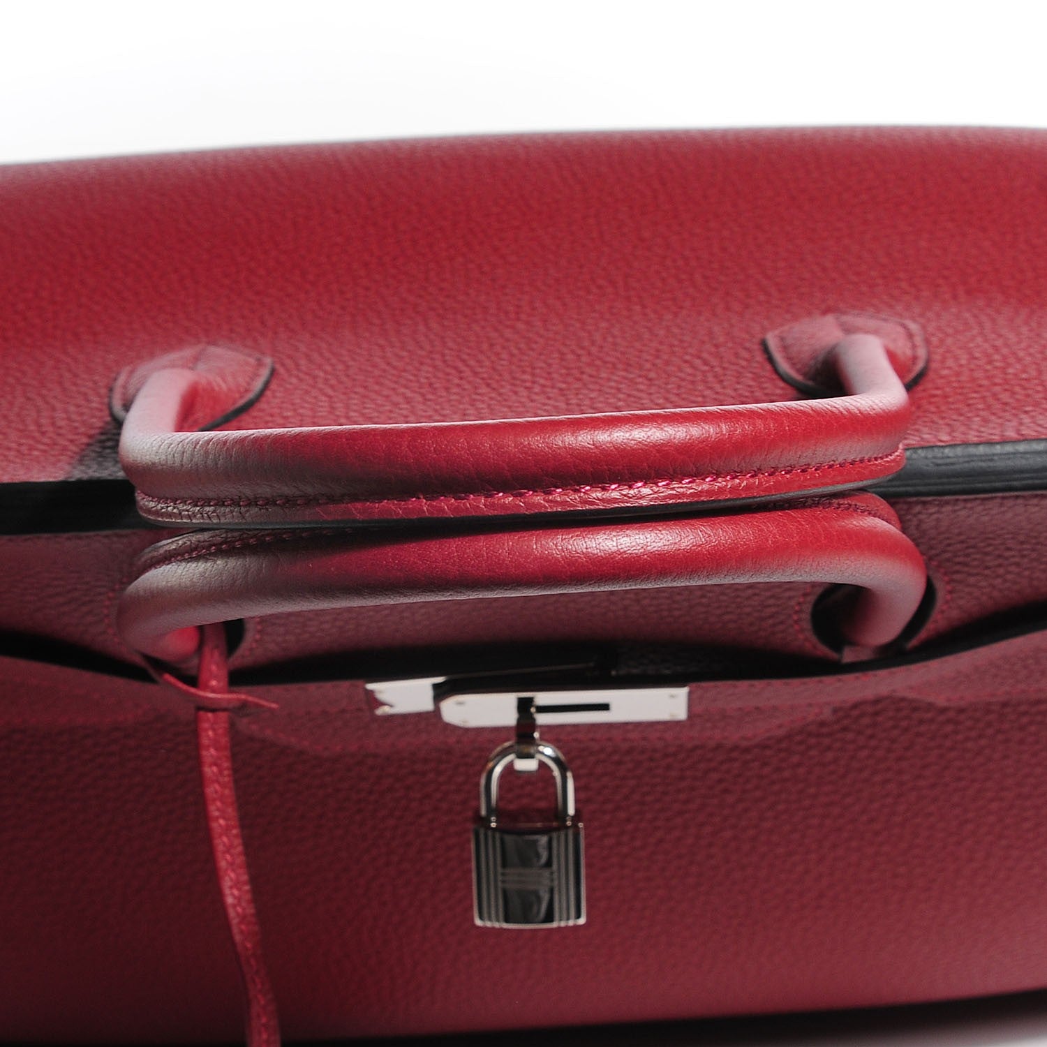 Hermes Taurillon Clemence Birkin 40 Rouge Garance 13 of 28