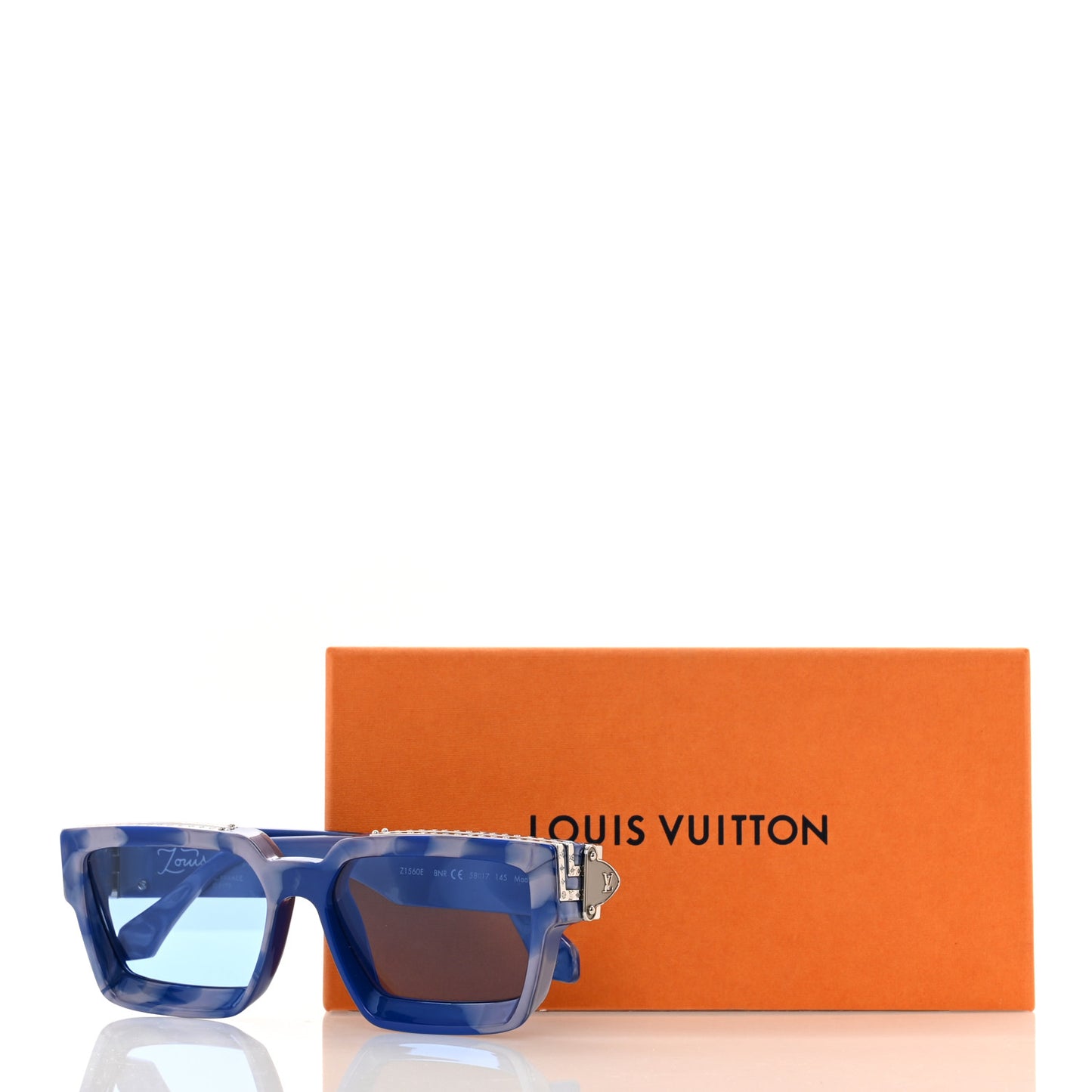 Acetate 1.1 Millionaires Sunglasses Z1560E Blue Marble