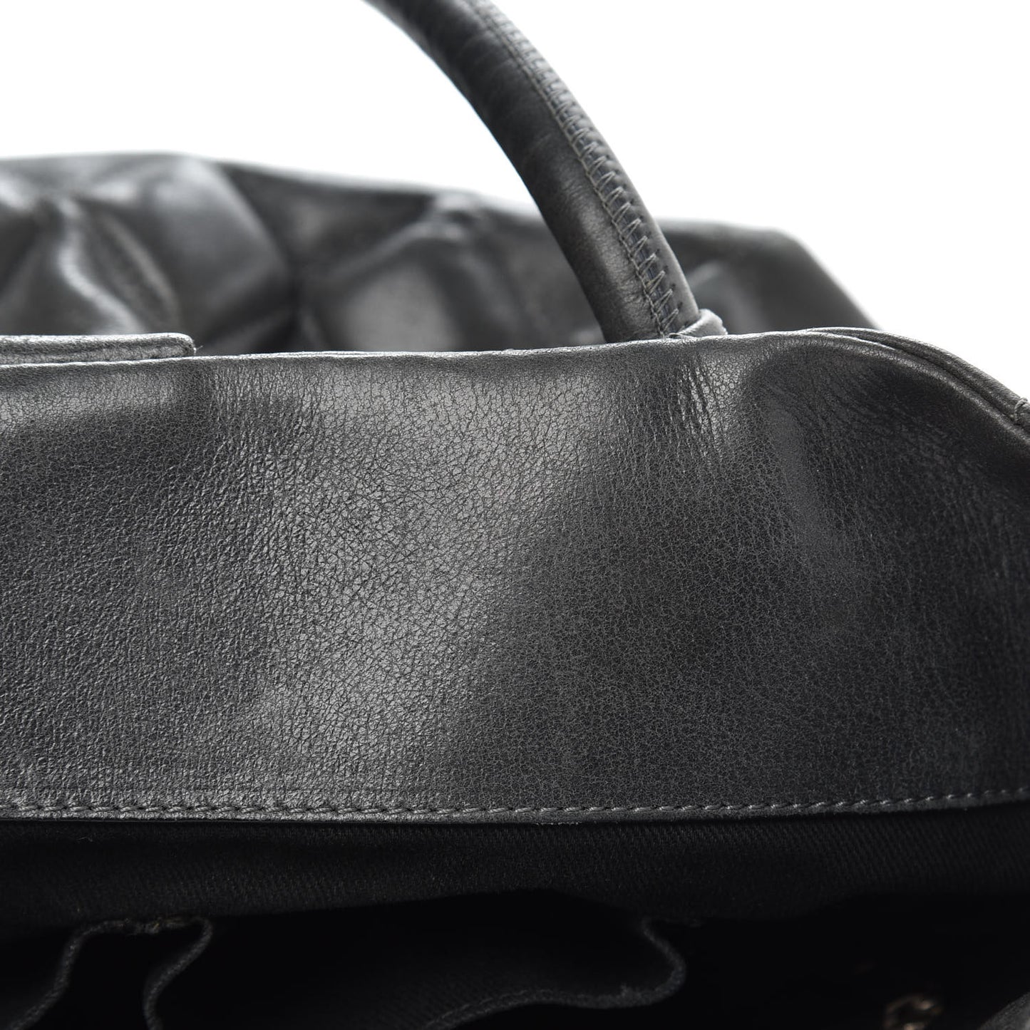 Calfskin Small Sloane Square Tote Black