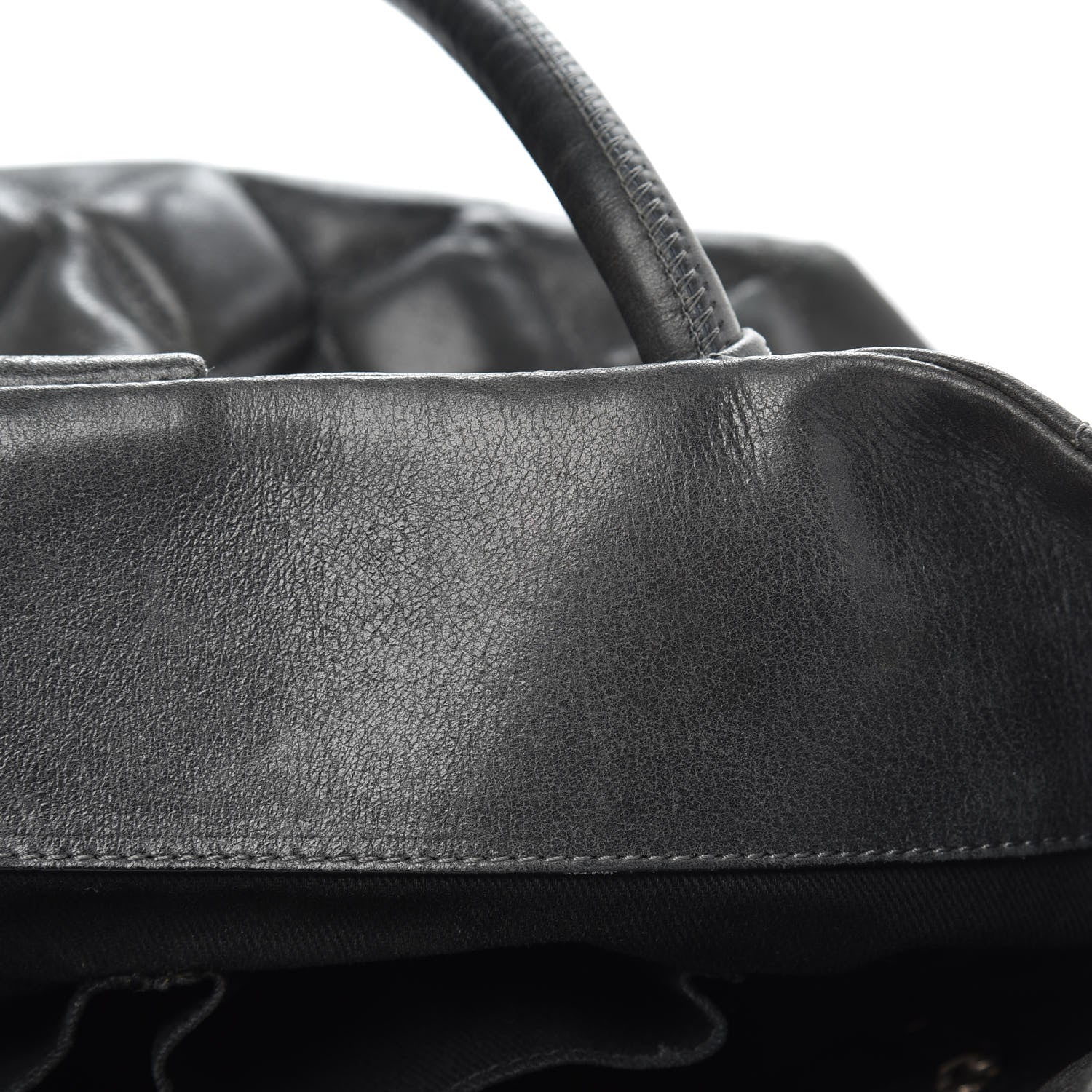 Chanel Calfskin Small Sloane Square Tote Black 8 of 16