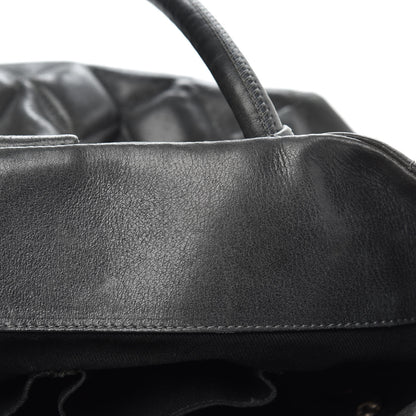 Chanel Calfskin Small Sloane Square Tote Black 8 of 16