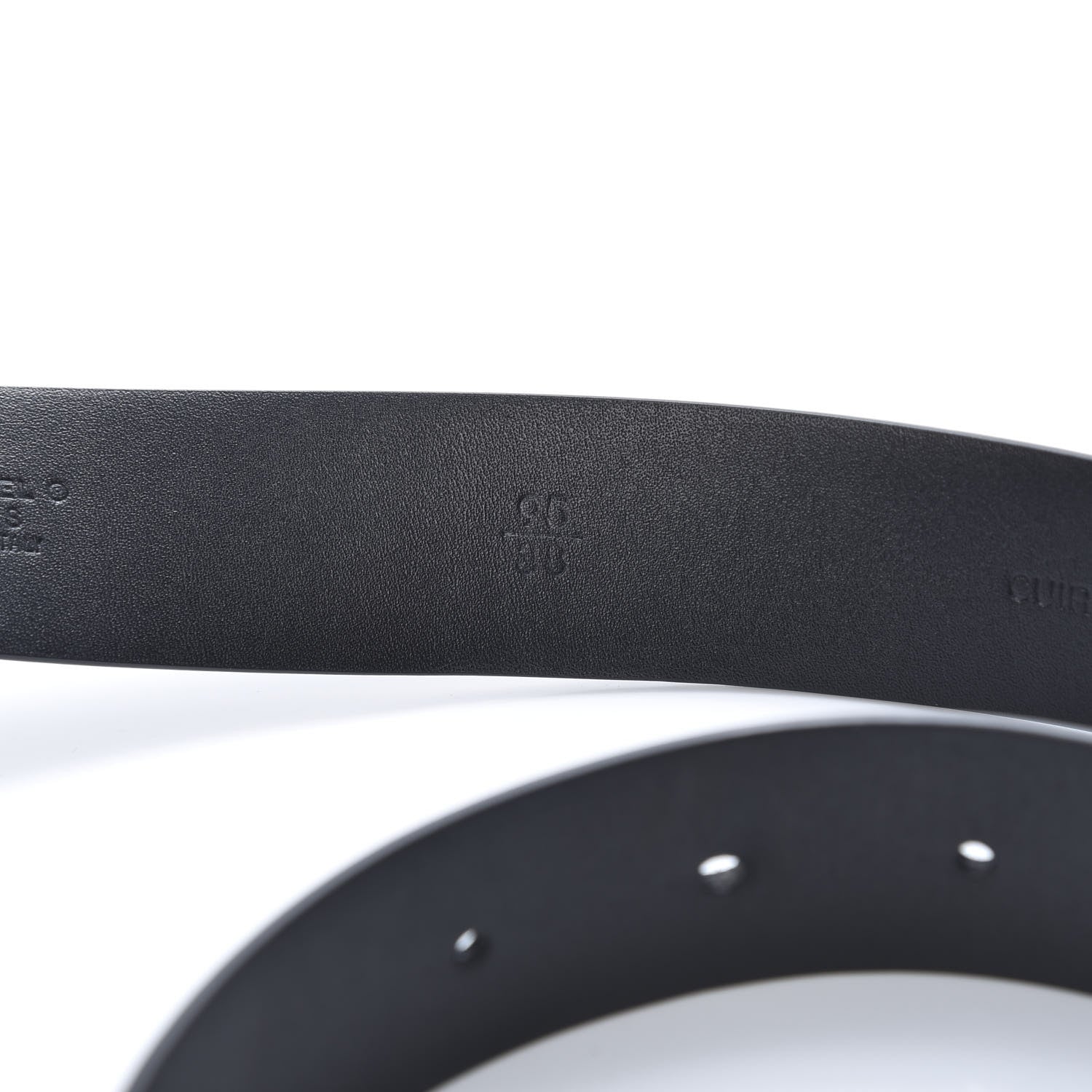 Chanel Calfskin CC Chain Belt 95 38 Black 4 of 8