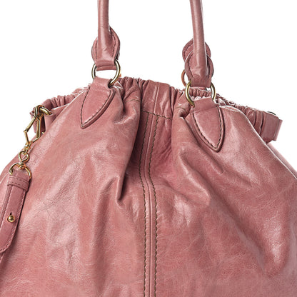 Miu Miu Vitello Shine Shopping Tote Loto 7 of 12